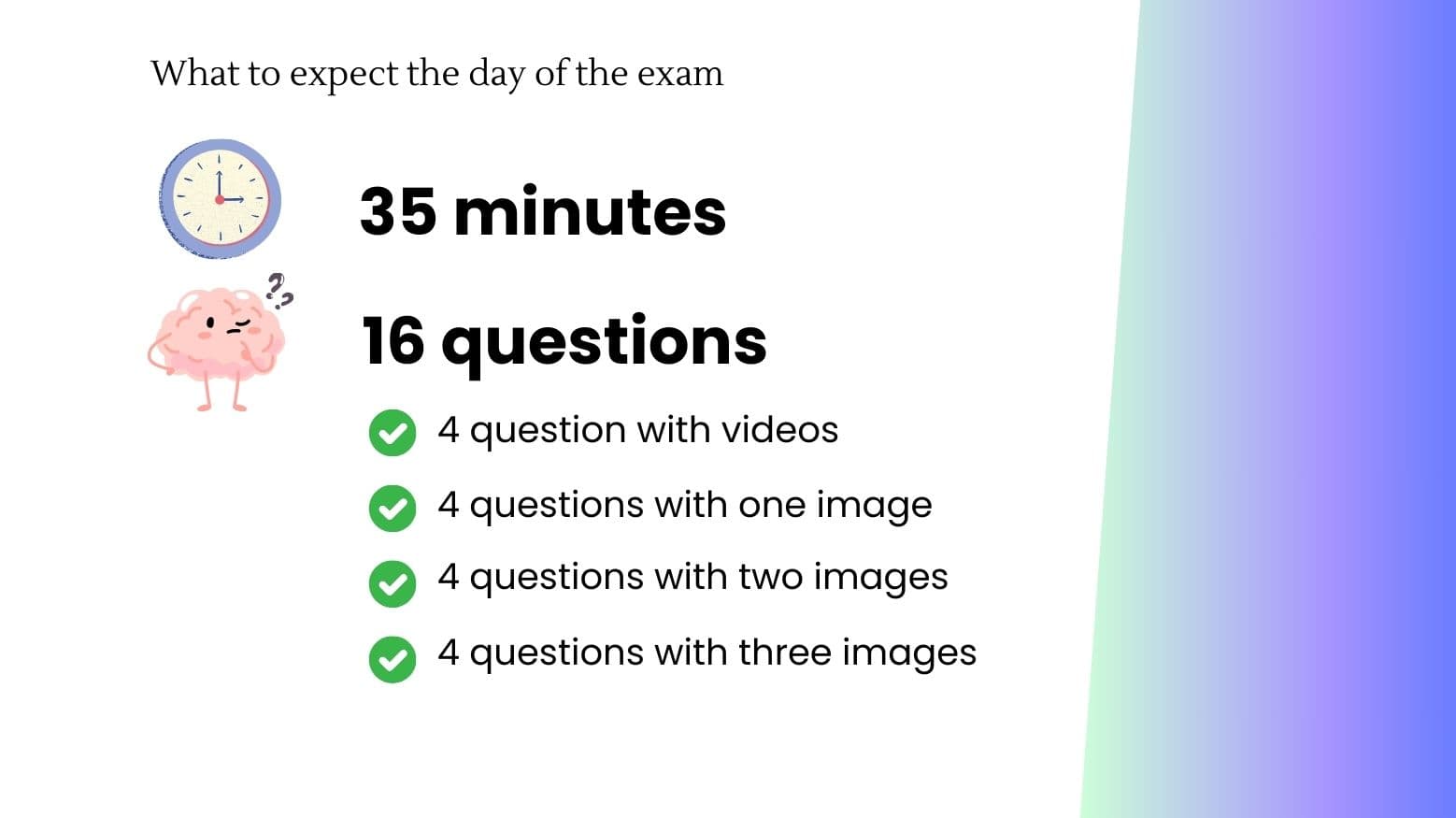 Introduction to the speaking exam