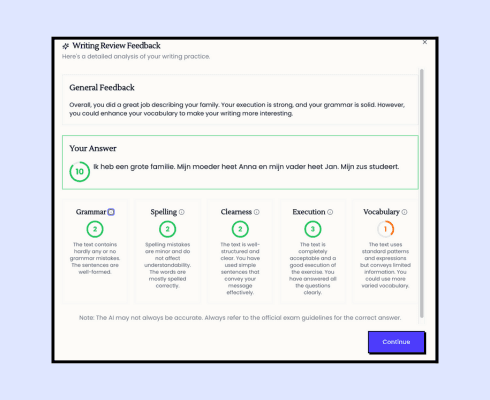 Personalized feedback